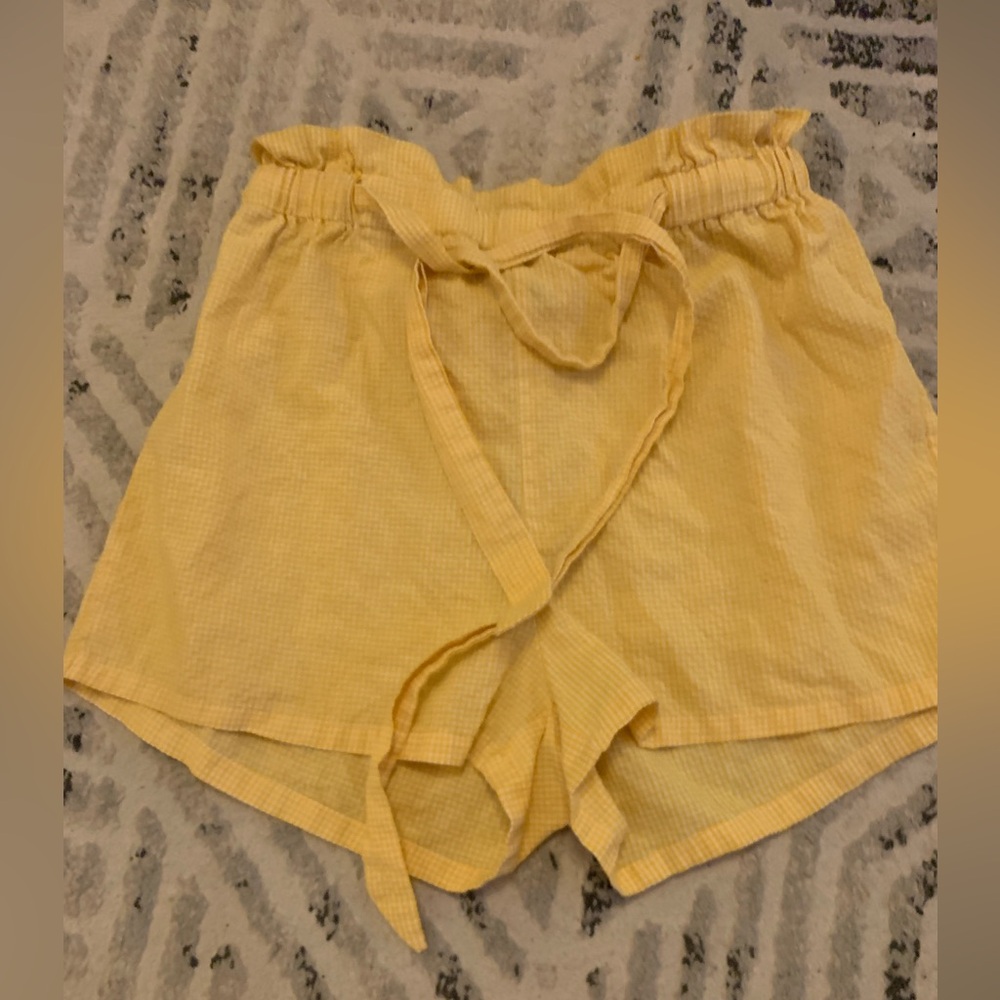 Yellow shorts